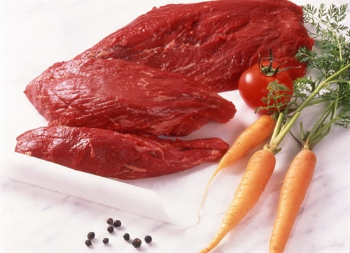 Thịt bò làm cho vết sẹo sậm màu 